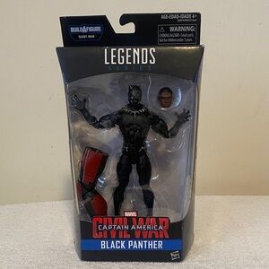 Marvel Captain America Civil War Black Panther Action Figure NWT